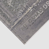  Frans Typografie Collage Advertisement Tissuepapier (Detail)