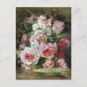 Frans Verhas Bouquet van Rozen Briefkaart (Voorkant)