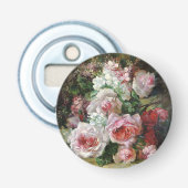 Frans Verhas  Bouquet van Rozen Button Flesopener (Voorkant)