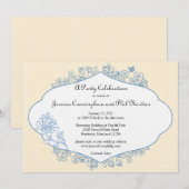 Frans Verloving of doucheuitnodiging Kaart (Voorkant / Achterkant)