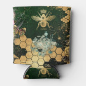 Frans, Victoriaans, bijen, floreel, goudfolie, bel Blikjeskoeler (Voorkant)