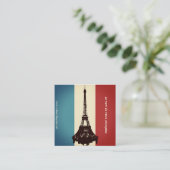 Frans Vierkante Visitekaartje (Staand voorkant)