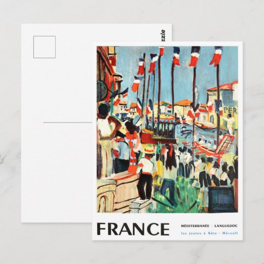 Frans vintonijnreizen briefkaart (Voorkant / Achterkant)