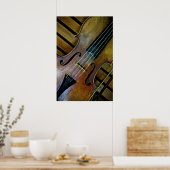 Frans Violin Poster (Keuken)