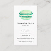 Frans Visitekaartje Macaron (Achterkant)