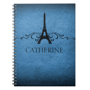  Frans Vlaams notebook, blauw Notitieboek