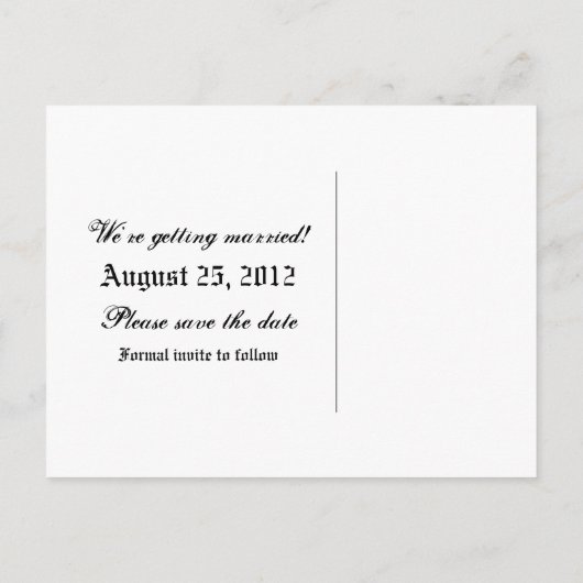  Frans Vlaams sparen het Briefkaart van de Datum (Achterkant)