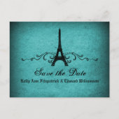  Frans Vlaams sparen het Briefkaart van de Datum (Voorkant)