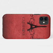 Frans Vlaamse iPhone 5 Hoesje, rood Case-Mate iPhone Case (Achterkant (horizontaal))