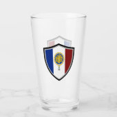 Frans vlagembleem glas (Achterkant)