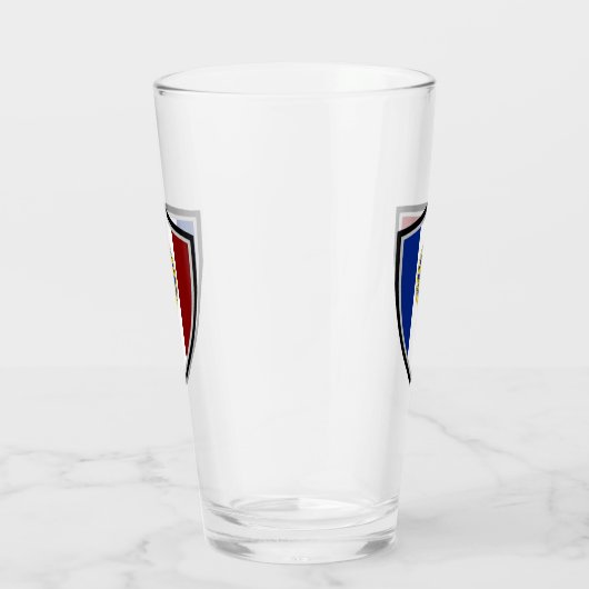 Frans vlagembleem glas (Rechts)