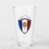 Frans vlagembleem glas (Voorkant)