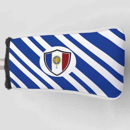 Frans vlagembleem golfheadcover (Voorkant)