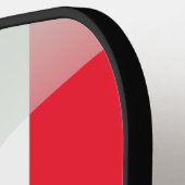 Frans vlagembleem pickleball paddle (Links Detail)