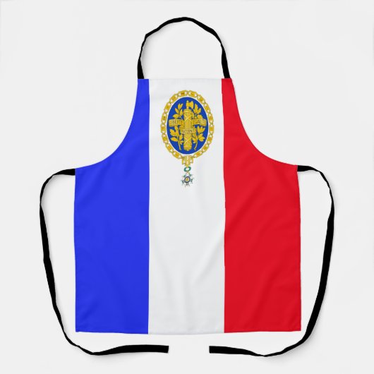Frans vlagembleem schort (Voorkant)