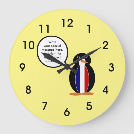Frans vlaggesprek Penguin Grote Klok (Voorkant)