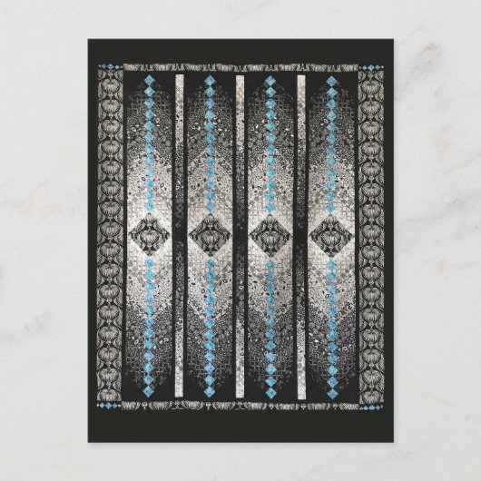 Frans vlecht quilt Briefkaart (Voorkant)