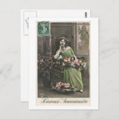 Frans Vlirt - Mooi portret voor vrouw Briefkaart (Voorkant / Achterkant)