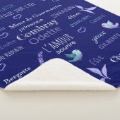 Frans vocabulaire van proust - krijkbord sherpa deken (3/4)