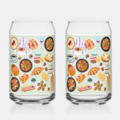 Frans voedsel blikvorm glas (Voorkant)