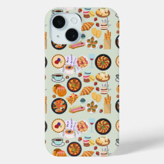 Frans voedsel iPhone 15 case