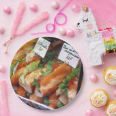 Frans voedsel papieren bordje (Feest)