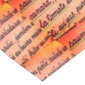 Frans voedsel tafelkleed (Gekanteld)