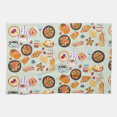 Frans voedsel theedoek (Horizontaal)