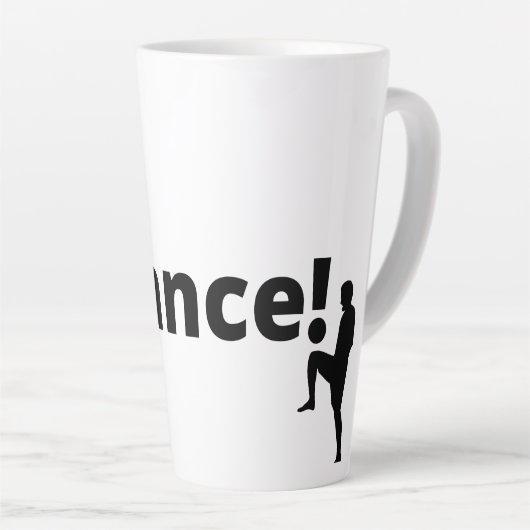 Frans voetbal latte mok (Rechterhoek)