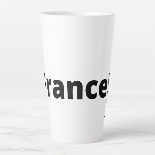 Frans voetbal latte mok (Voorkant)