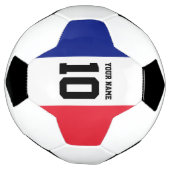 Frans voetbal met aangepast nummer van de jersey (Gedraaid)