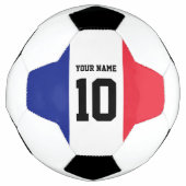 Frans voetbal met aangepast nummer van de jersey (Voorkant)