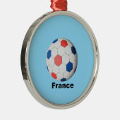 Frans Voetbal Metalen Ornament (Rechts)