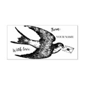 Frans Vogel met Briefstempel Rubberstempel (Afrduk)