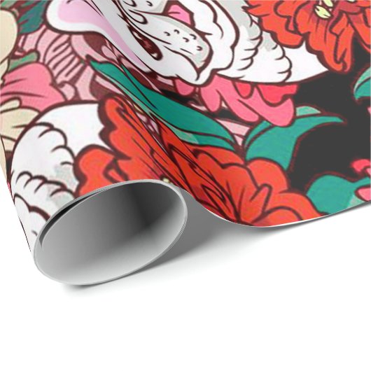 Frans volledig Bloom | Grote vogelcadeau Cadeaupapier (Rol Hoek)