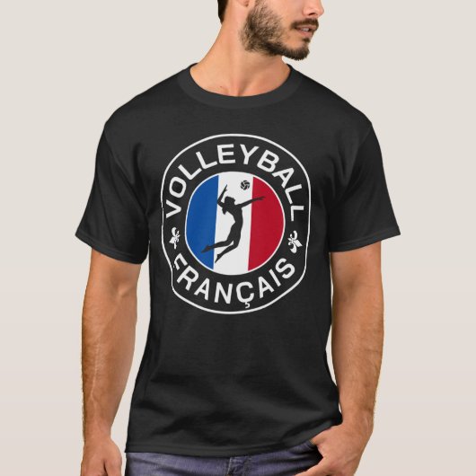 Frans volleybal Roundel 1 T-shirt (Voorkant)