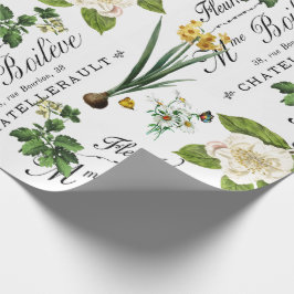  Frans voorjaarsbloem inpakpapier