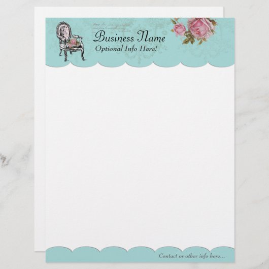 Frans voorzitter Brief Briefhoofd (Voorkant / Achterkant)