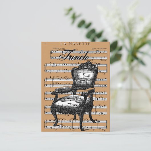  Frans voorzitterschap en muziek Briefkaart (Staand voorkant)