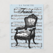 Frans voorzitterschap en muziek Briefkaart (Voorkant)