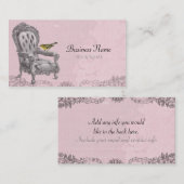  Frans voorzitterschap roze Visitekaartje (Voorkant / Achterkant)