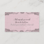  Frans voorzitterschap roze Visitekaartje (Achterkant)