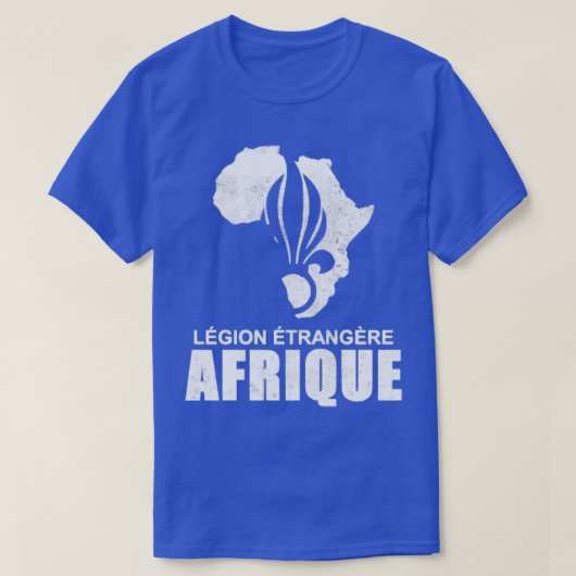 Frans vreemd Legion Legion Etrangere Afrique T-shirt (Design voorkant)