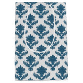 Frans wandtapijt blauw wit medium cadeauzakje (Voorkant)