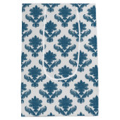 Frans wandtapijt blauw wit medium cadeauzakje (Achterkant)