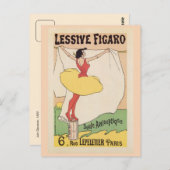 Frans wasmiddel en Briefkaart (Voorkant / Achterkant)