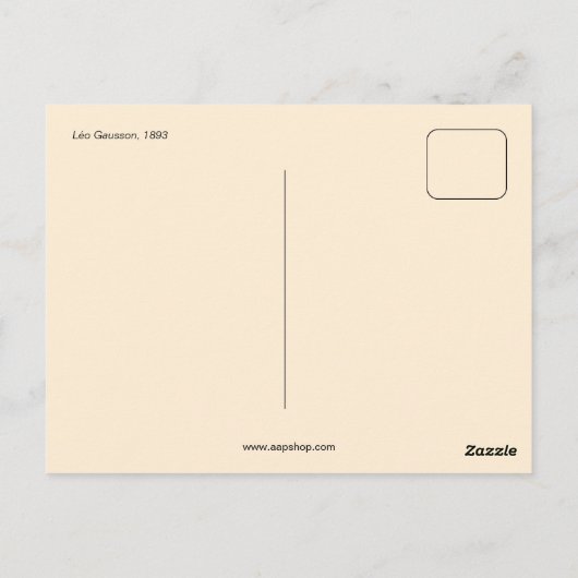 Frans wasmiddel en Briefkaart (Achterkant)