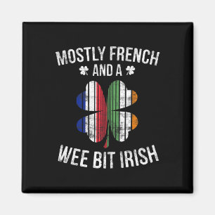 Frans Wee Bit Irish Fun France Patrick Day Gifts Magneet