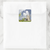 Frans West Indies, Guadaloupe, Marie, Galante Vierkante Sticker (Tas)