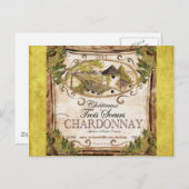  Frans wijnlabel Briefkaart (Voorkant / Achterkant)